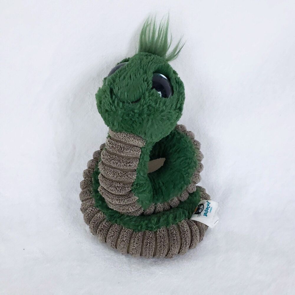 Jellycat Wiggly Worm Stuffed Animal Green Retired